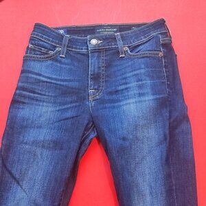 Lucky Brand Jeans Hayden skinny ankle indigo blue women's size 00 / 24